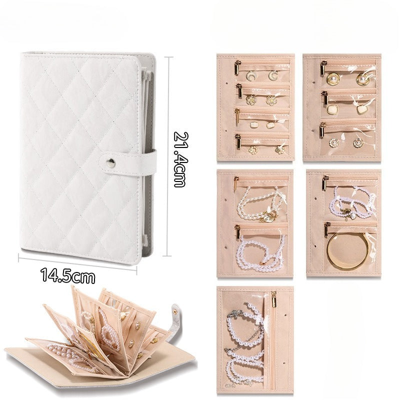 Multi Color Butterfly Jacquard Jewelry Organizer Bag 8CW6BOB356L