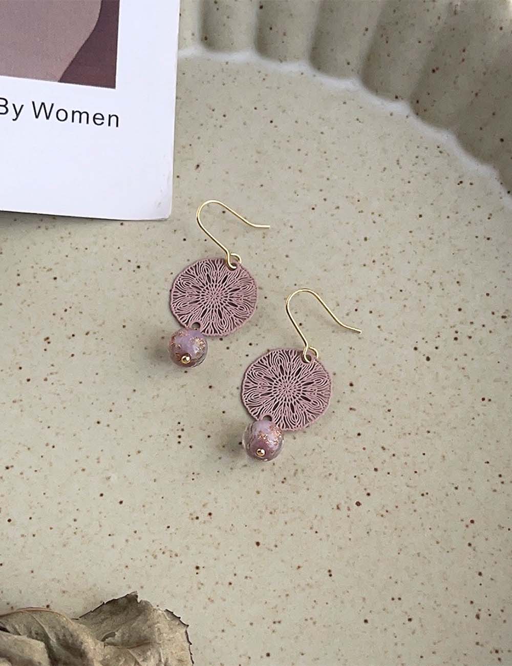 Ethnic Enamel Earrings - DippedShop Wholesale - #4835