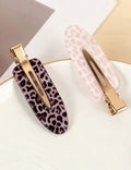 Leopard Print Hair Clip - DippedShop Wholesale - #2515