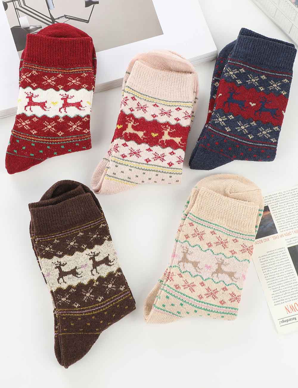Christmas Cute Thick Warm Crew Socks DP25G749