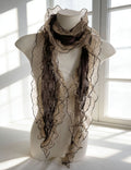 Elegant Mesh Polka Dots Lace Silk Scarf MK2BLW6W6NSI82