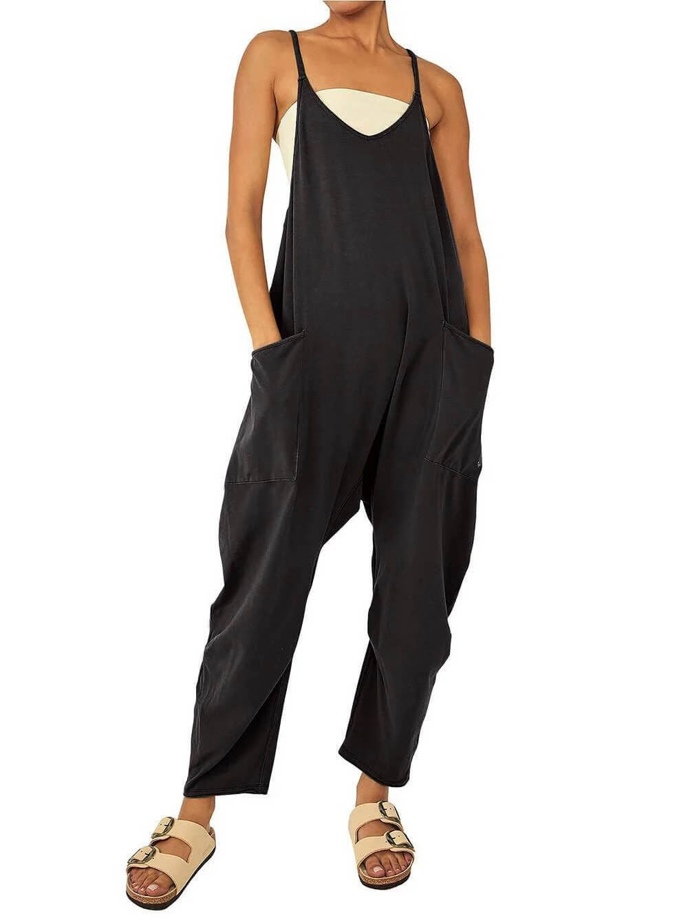 Loose Pocket Jumpsuit - DippedShop Wholesale - #1683