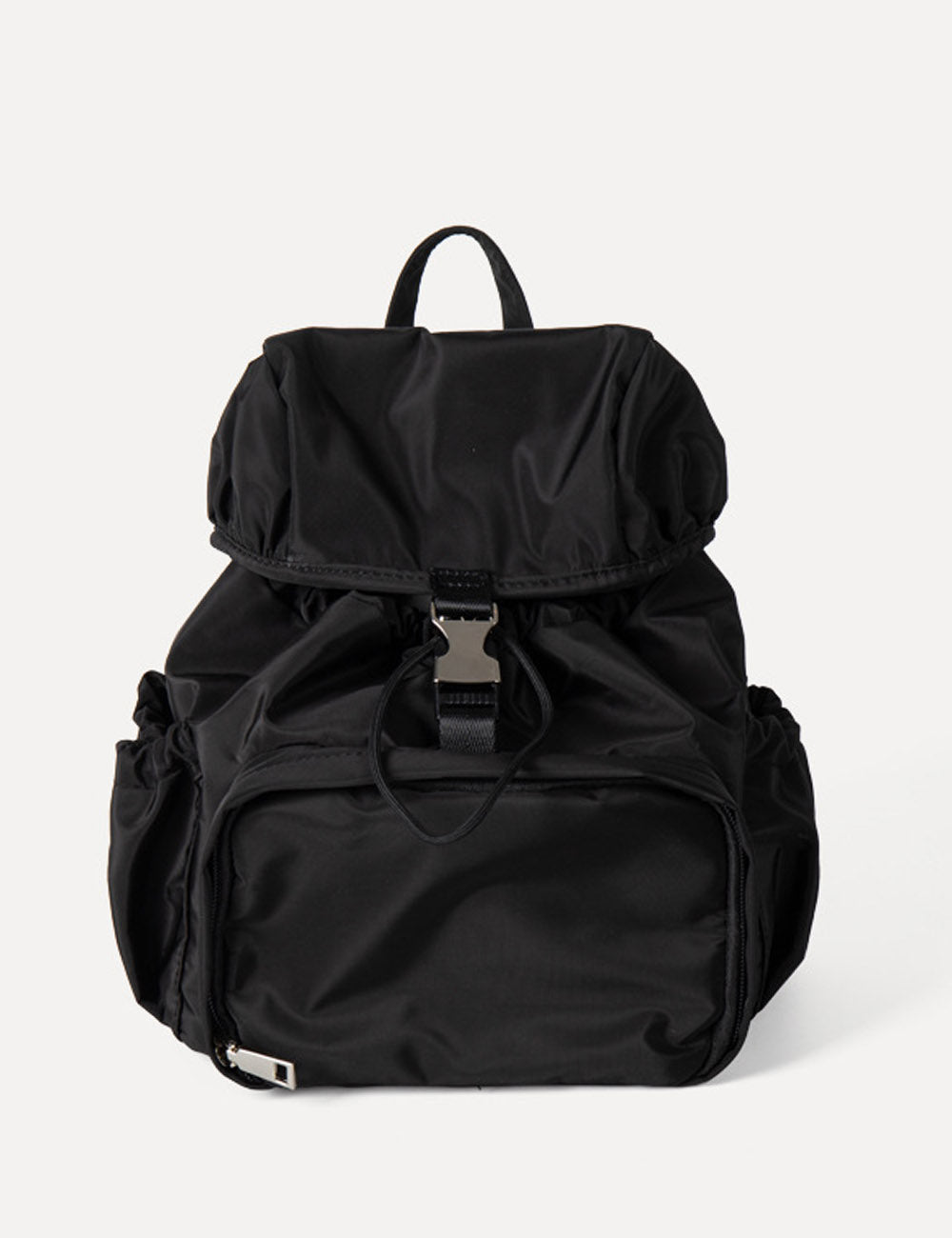 Trendy Solid Color Nylon Drawstring Backpack DP25E927