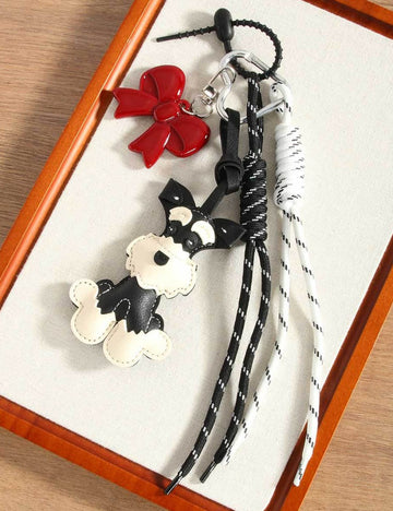 Cute Dog Rope Briaded Keychain Bag Charms DP25B534