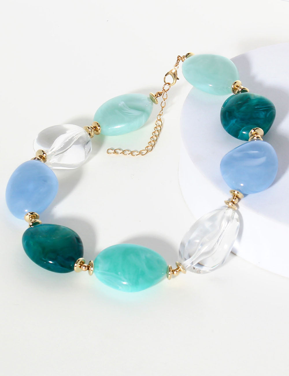 Vintage Chunky Acrylic Choker - DippedShop Wholesale - #4403