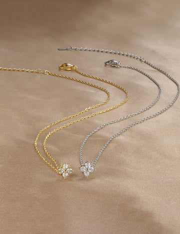 Gold Plated Flower Choker - DippedShop Wholesale - #1875