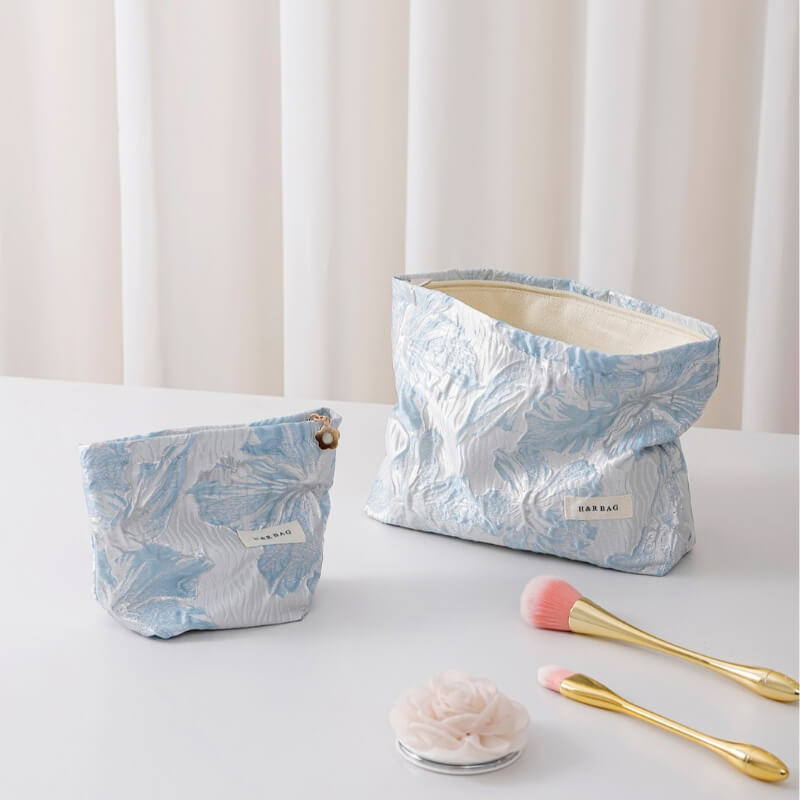 Simple Embossed Flower Makeup Bag DP25C576
