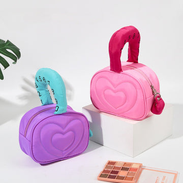 Love Color Block Letter Make Up Bag DP25A611
