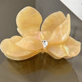 Sweet Flower Petal Rhinestone Acetate Hair Claw MK2PPM6W6HCP352