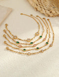 Eleagnt Colorful Cubic Zirconi - DippedShop Wholesale - #3555