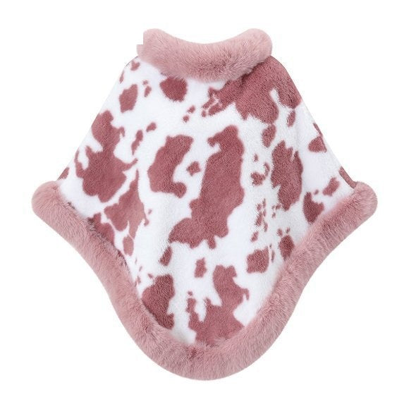Faux Fur Poncho Cape - DippedShop Wholesale - #0003