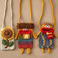 Funny Cartoon Sausage Lips Crochet Phone Bag MK2CCR6W10BBG429