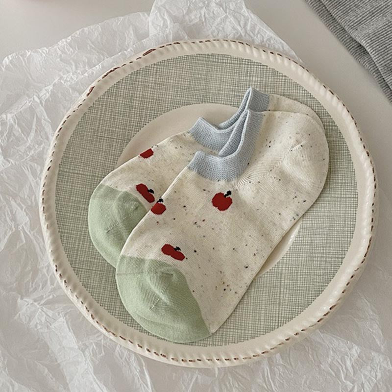 Color Block Cartoon Socks - DippedShop Wholesale - #3795