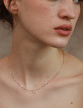 Rhinestone Pendant Choker Necklace - DippedShop Wholesale - #1475