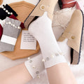 Rhinestone Pearl Socks - DippedShop Wholesale - #7299