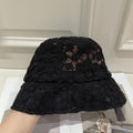 Elegant Mesh Wide Brim Beach Bucket Hat MK2BW6W6HAT77