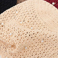 Vintage Pearl Tassel Hollow Out Crochet Beanie Hat MK2CK6W6HAT57