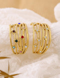 Trendy Colorful Rhinestone Mul - DippedShop Wholesale - #0083
