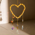 Crystal Heart Suncatcher - DippedShop Wholesale - #7315