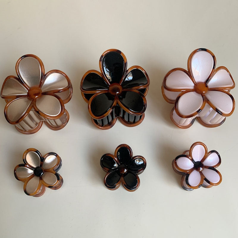 Splicing Flower Elegant Hair Claw Clips DP25F994
