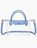 Simple Double Handle Clear Crossbody Bag MK2PLC6W10BBG374