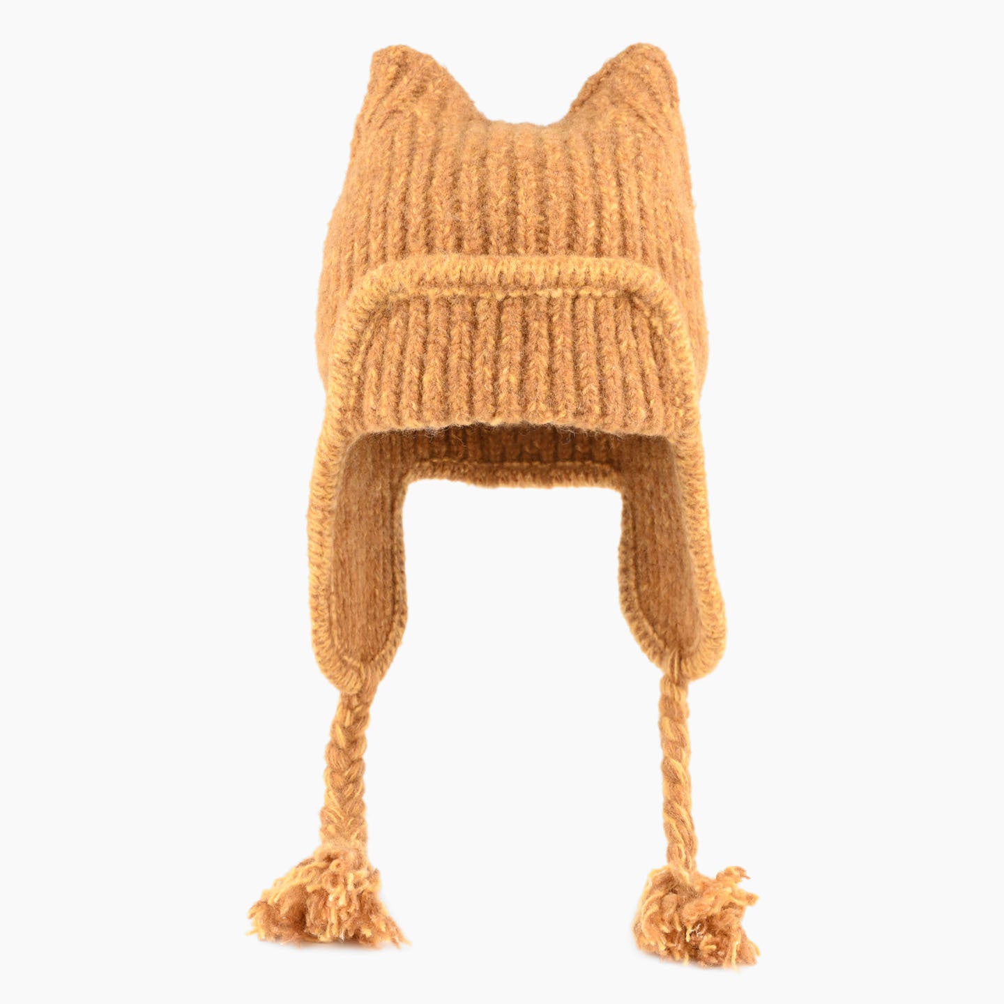 Cute Solid Color Cat Ear Trapper Hat 6W6HAT640