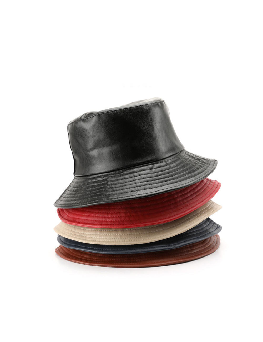 Waterproof PU Bucket Hat - DippedShop Wholesale - #5363