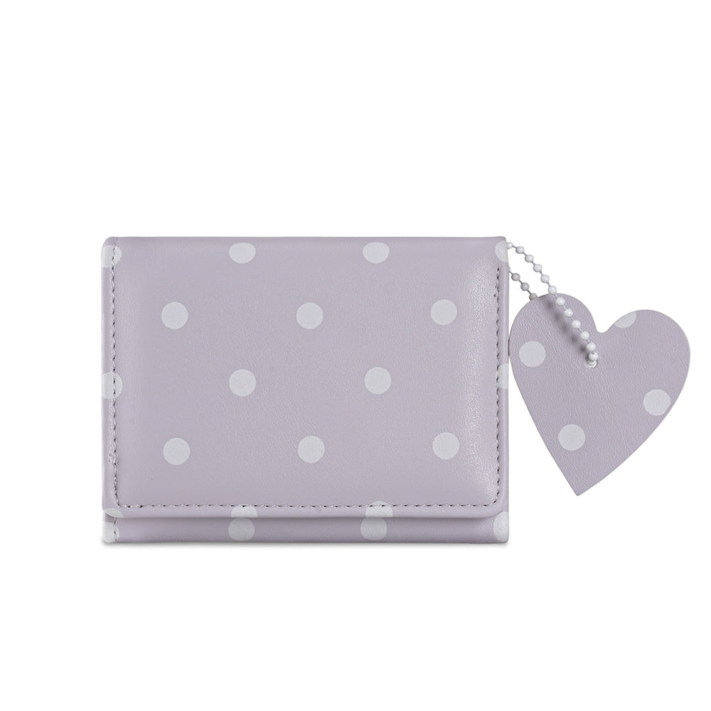 Trifold Heart Charm Wallet - DippedShop Wholesale - #5315