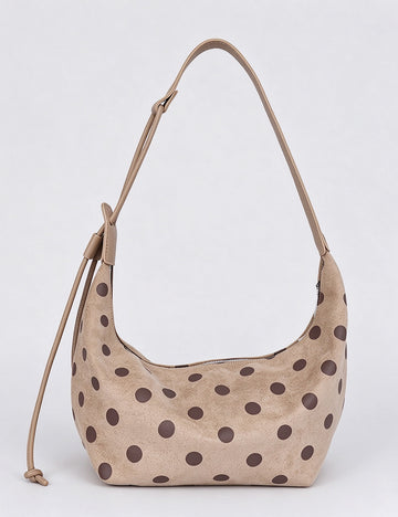 Trendy Crescent Polka Dot Commuter Tote Bag 6W10BBG2472