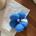 Stylish Polka Dots Sponge Flower Hair Tie MK2BLW6W6HHT19