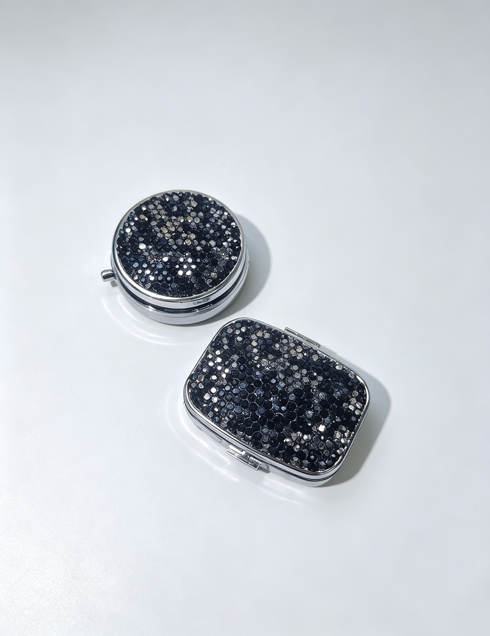 Rhinestone Metal Storage Case - DippedShop Wholesale - #3875