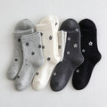 Floral Jacquard Knit Socks - DippedShop Wholesale - #4659