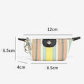 Fashion Multi-Color Striped Dumpling Coin Purse 6S10BWB116