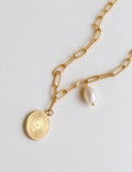 Coin Medallion Pendant Necklace - DippedShop Wholesale - #9667