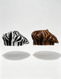 Fashion Striped Color Block Warm Beret Hat 6W6HAT807