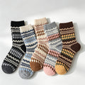 Fair Isle Crew Socks - DippedShop Wholesale - #4355