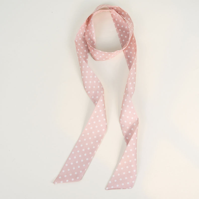 Stylish Color Block Polka Dots Silk Scarf 6W6NSI227