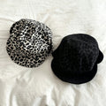 Trendy Leopard Print Color Block Newsboy Cap 6W6HAT796