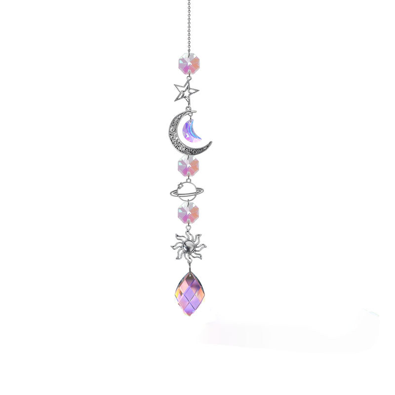 Geometric Crystal Pendant Planet Hanging Suncatcher MK2CZAS6H7HLS59