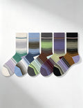 Gradient Stripe Crew Socks - DippedShop Wholesale - #2531