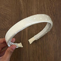 Minimalist Satin Polka Dot Non-Slip Headband 6W6HBD299