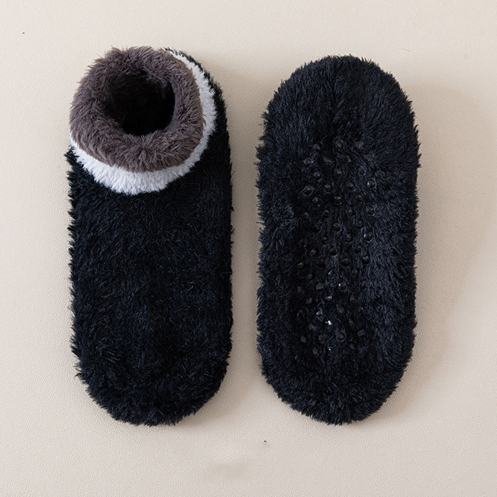 Fuzzy Non-Slip Slipper Socks - DippedShop Wholesale - #3571