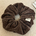 Simple Solid Color Elastic Hair Scrunchies 6W6HSR385