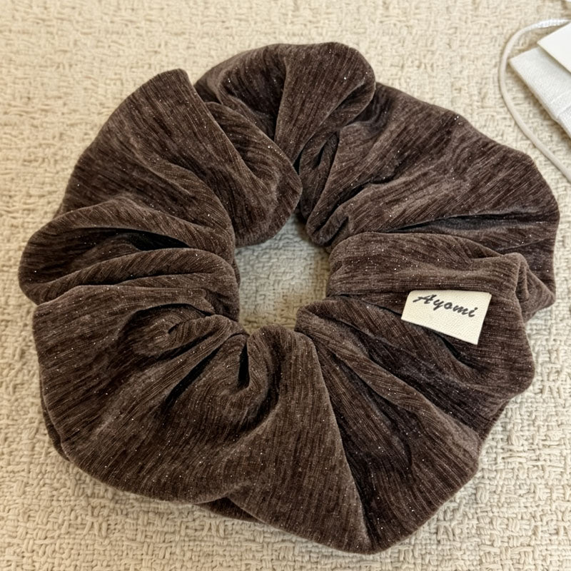 Simple Solid Color Elastic Hair Scrunchies 6W6HSR385