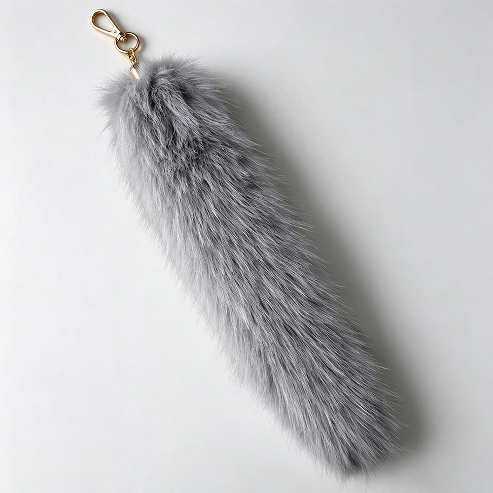 Fluffy Furry Tail Keychain - DippedShop Wholesale - #2883