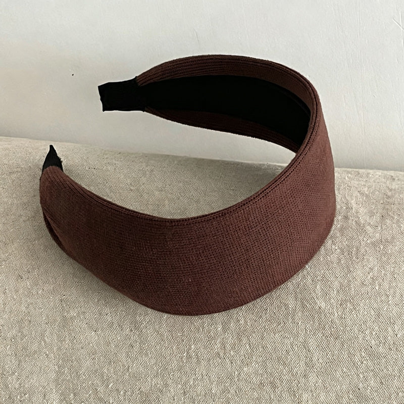 Simple Solid Color Non-Slip Wide Headband 6W6HBD297