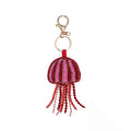 Stylish Rhinestones Beaded Jellyfish Pendant Bag Charm 6W10BBC812