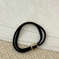 Refined Double Layer Bowknot Elastic Hair Tie MK2BLW6W6HHT16