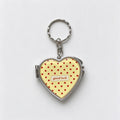 Heart Polka Dot Keychain - DippedShop Wholesale - #2435