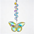 Sparkly Crystal Butterfly Bead Hanging Sunatcher 6H7HLS189
